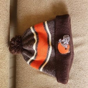 EUC NFL Cleveland Browns hat brown orange size small